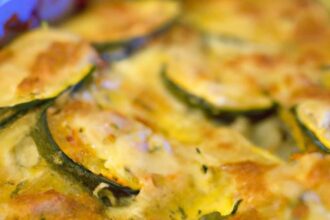 Keto zucchini gratin