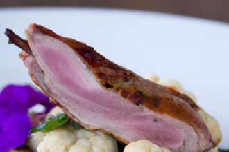 Perfectly Seared Duck Breast with Creamy Cauliflower Purée Recipe